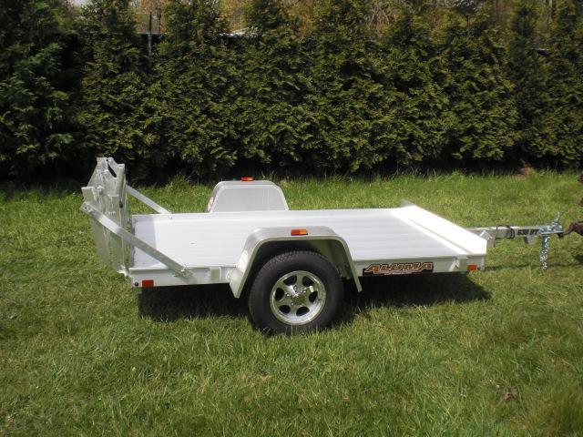 Aluma 63" x 8' Utility Trailer w/ Bi-fold Tailgate Aluma 63" x 8' Utility Trailer w/ Bi-fold Tailgate