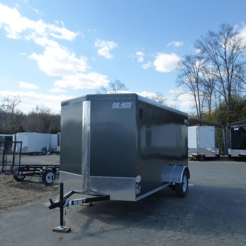 Car Mate 6' x 12' Charcoal Enclosed Cargo Trailer Car Mate 6' x 12' Charcoal Enclosed Cargo Trailer