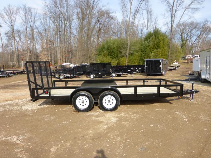 TWF 6'4" x 16' Tandem Axle Utility Trailer TWF 6'4" x 16' Tandem Axle Utility Trailer