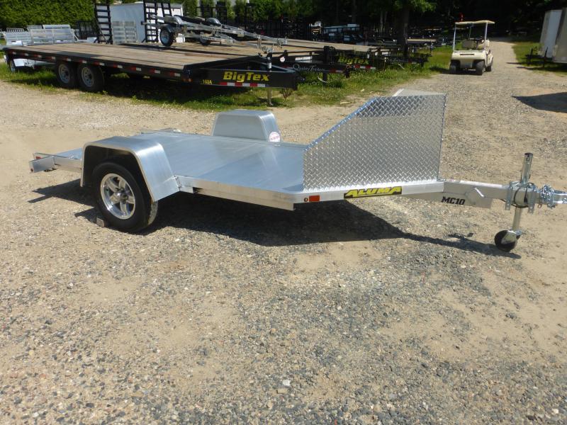 Aluma MC10 Motorcycle Trailer New enclosed cargo utility landscape
