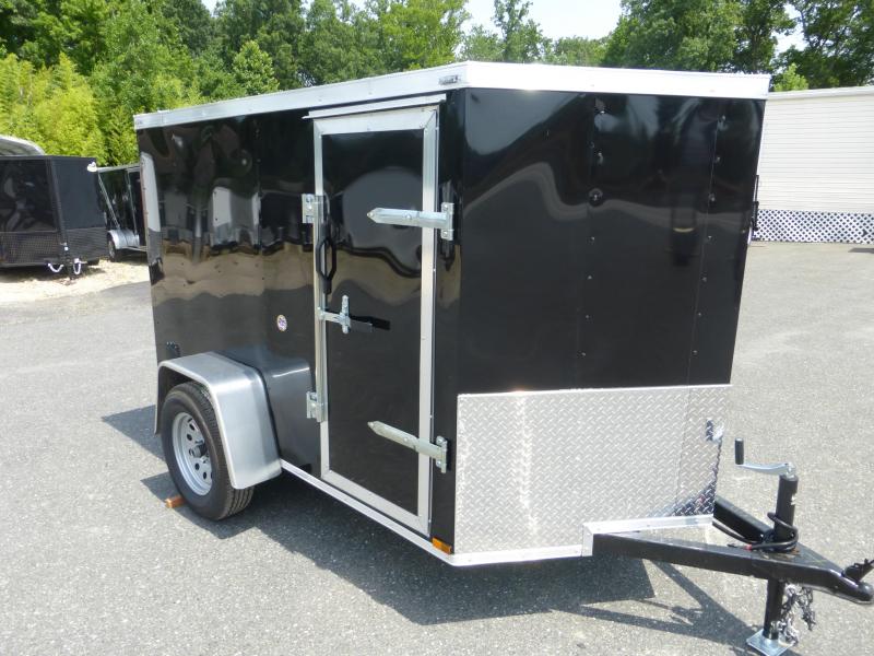 Lark 5' x 8' Black Enclosed Trailer w/Ramp Lark 5' x 8' Black Enclosed Trailer w/Ramp