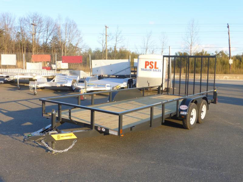 Belmont Machine 7' x 16' Landscape Trailer w/ Split Mesh Gate Belmont Machine 7' x 16' Landscape Trailer w/ Split Mesh Gate