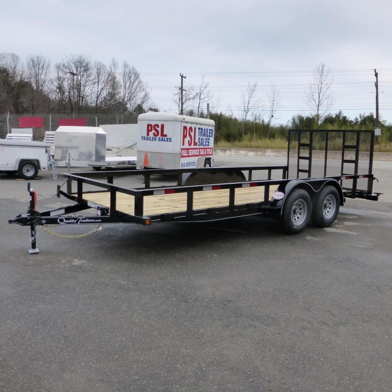 Quality 7' x 18' Tandem Axle 8K Landscape Trailer w/ 2' Dovetail Quality 7' x 18' Tandem Axle 8K Landscape Trailer w/ 2' Dovetail