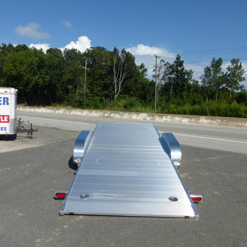 Aluma 8218 7K Tilt Car Hauler New enclosed cargo utility landscape