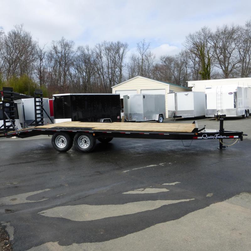 Quality 8.5' x 22' (18 + 4' dovetail) Deckover Equipment Trailer 14K Quality 8.5' x 22' (18 + 4' dovetail) Deckover Equipment Trailer 14K