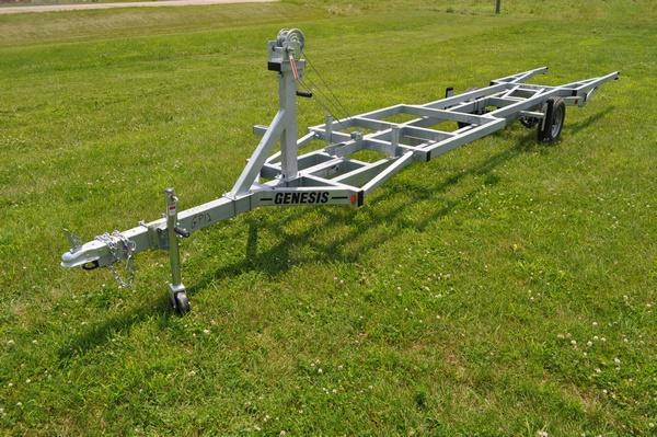 2020 Genesis 20' Crank Up Pontoon Trailer Watercraft Trailer For Sale 2020 Genesis 20' Crank Up Pontoon Trailer Watercraft Trailer For Sale