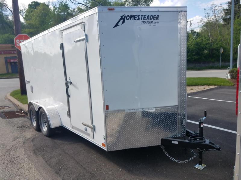 2019 Homesteader Trailer 7X14 V Nose Trailer Enclosed Cargo Trailer 2019 Homesteader Trailer 7X14 V Nose Trailer Enclosed Cargo Trailer