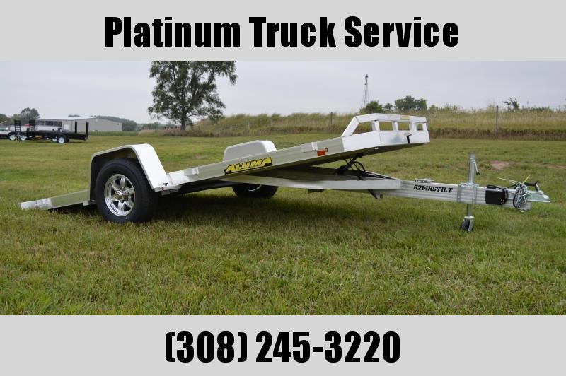 2019 Aluma 8214HSTILT Utility Trailer w/ Lock Out 2019 Aluma 8214HSTILT Utility Trailer w/ Lock Out